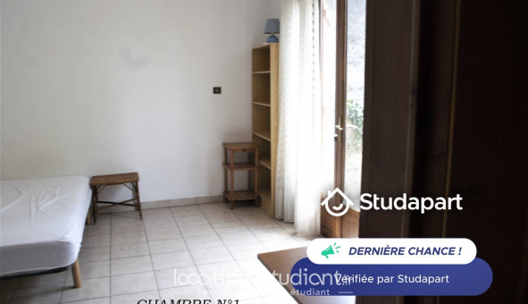 Colocation tudiante Studio à Pessac (33600)