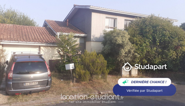 Colocation tudiante Studio à Pessac (33600)