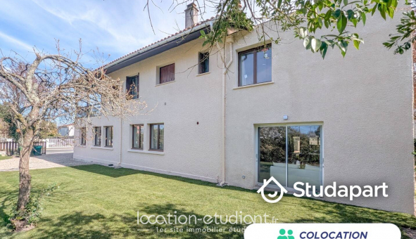 Colocation �tudiante Studio &agrave; Pessac (33600)