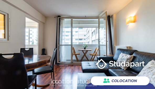 Colocation �tudiante Studio &agrave; Puteaux (92800)