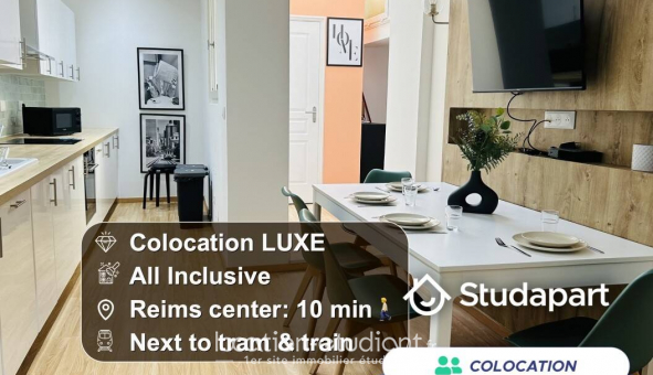 Colocation tudiante Studio à Reims (51100)