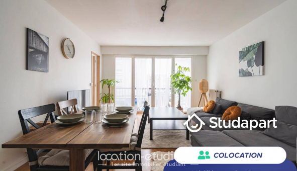 Colocation �tudiante Studio &agrave; Reims (51100)