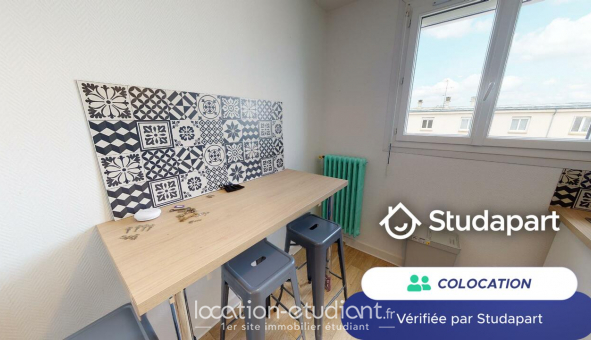 Colocation �tudiante Studio &agrave; Rennes (35000)