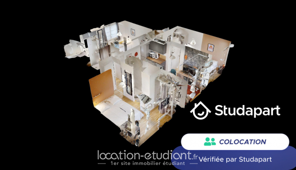 Colocation �tudiante Studio &agrave; Rennes (35000)