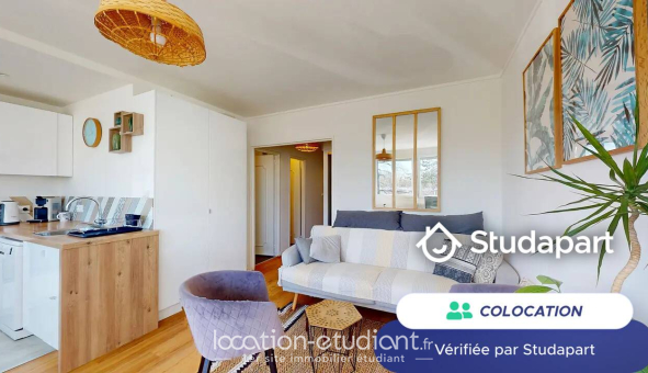 Colocation étudiante Studio &agrave; Rennes (35000)