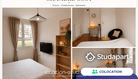 Colocation étudiante Studio &agrave; Rennes (35000)