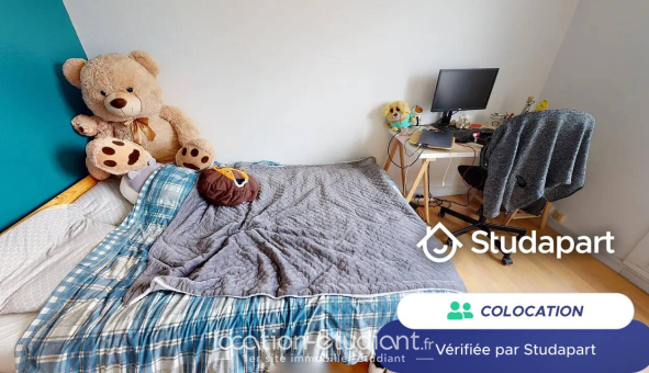 Colocation étudiante Studio &agrave; Rennes (35000)