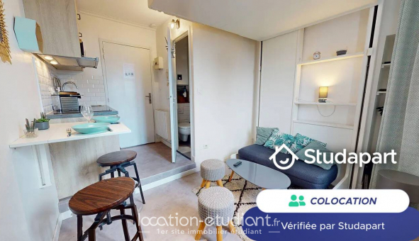 Colocation �tudiante Studio &agrave; Rennes (35000)