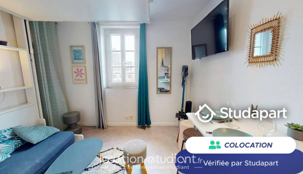 Colocation �tudiante Studio &agrave; Rennes (35000)