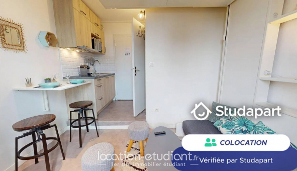 Colocation �tudiante Studio &agrave; Rennes (35000)
