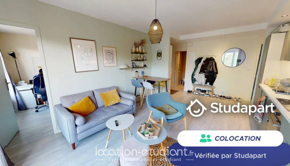 Colocation étudiante Studio &agrave; Rennes (35000)