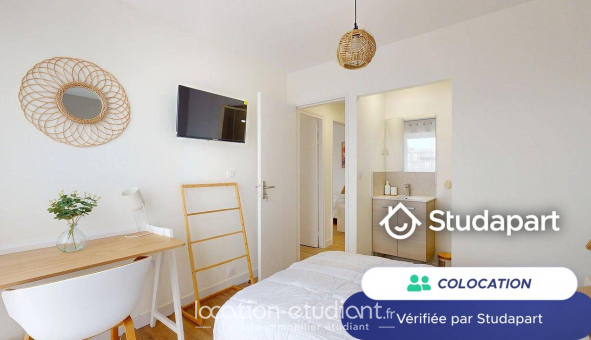 Colocation �tudiante Studio &agrave; Rennes (35000)