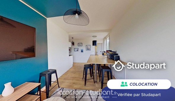 Colocation �tudiante Studio &agrave; Rennes (35000)