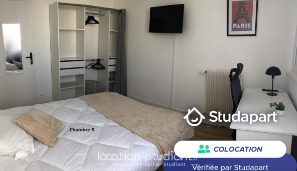 Colocation �tudiante Studio &agrave; Rennes (35000)