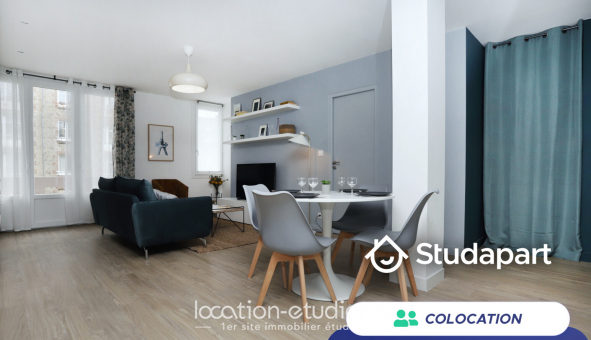 Colocation �tudiante T4 &agrave; Rennes (35000)