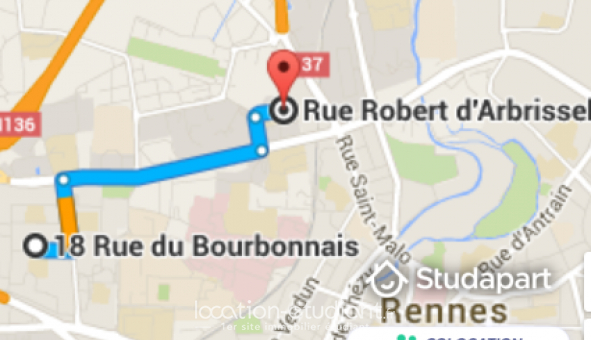 Colocation tudiante T3 à Rennes (35000)