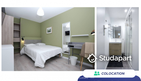 Colocation étudiante T4 &agrave; Rennes (35000)