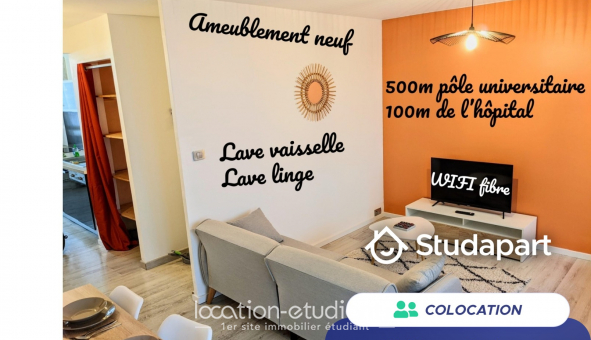 Colocation tudiante T4 à Roanne (42300)