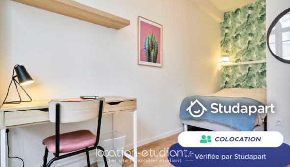 Colocation étudiante Studio à Ronchin (59790)