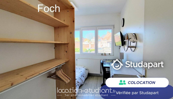 Colocation �tudiante Studio &agrave; Ronchin (59790)