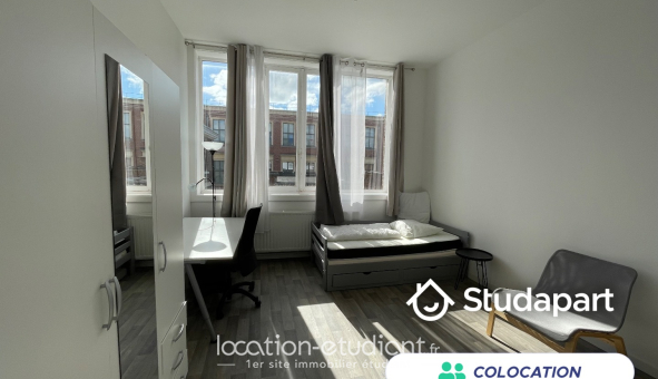 Colocation étudiante Studio &agrave; Roubaix (59100)