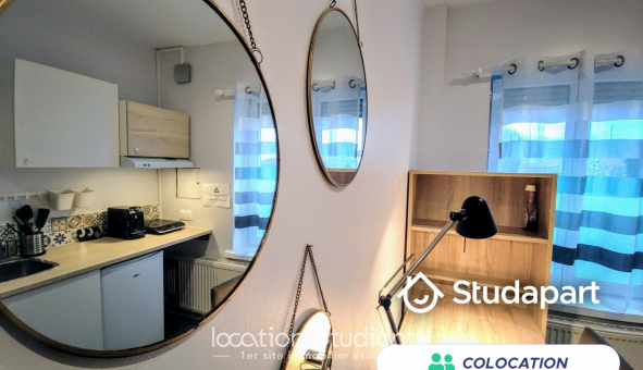 Colocation étudiante Studio à Roubaix (59100)
