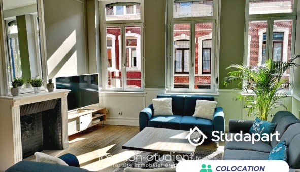 Colocation étudiante Studio à Roubaix (59100)