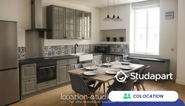 Colocation étudiante Studio &agrave; Roubaix (59100)