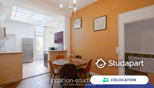 Colocation tudiante Studio à Roubaix (59100)