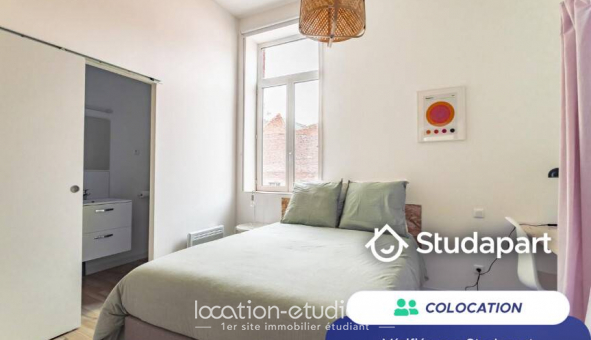 Colocation tudiante Studio à Roubaix (59100)