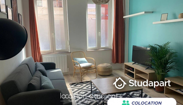 Colocation tudiante Studio à Roubaix (59100)