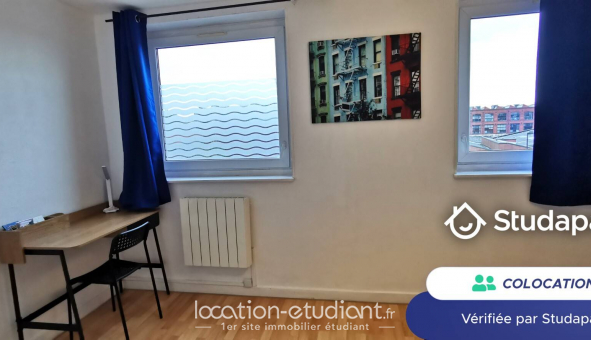 Colocation �tudiante Studio &agrave; Roubaix (59100)