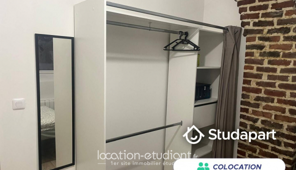 Colocation �tudiante Studio &agrave; Roubaix (59100)