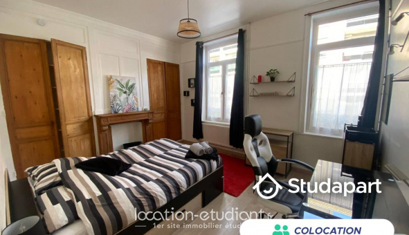 Colocation �tudiante Studio &agrave; Roubaix (59100)