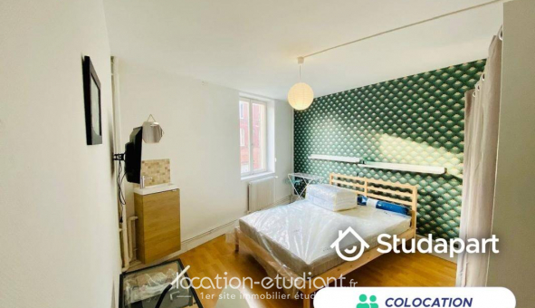 Colocation �tudiante Studio &agrave; Roubaix (59100)