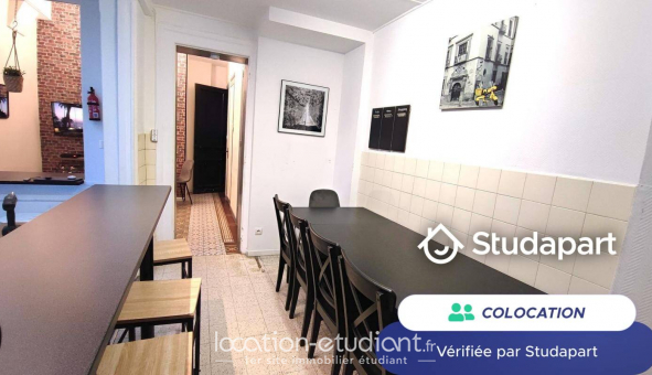 Colocation �tudiante Studio &agrave; Roubaix (59100)