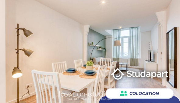 Colocation �tudiante Studio &agrave; Roubaix (59100)