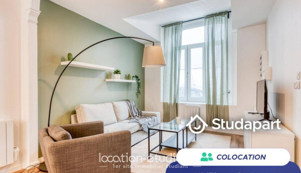 Colocation �tudiante Studio &agrave; Roubaix (59100)