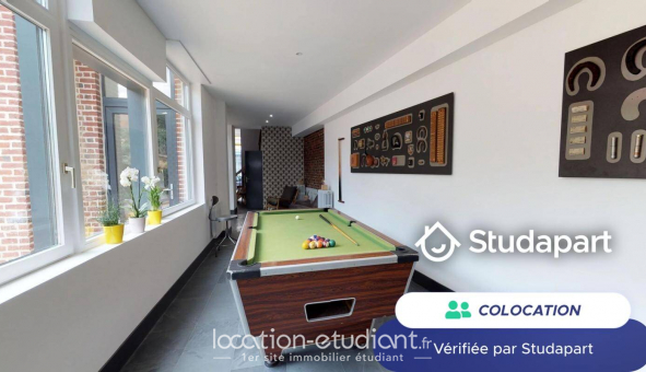 Colocation �tudiante Studio &agrave; Roubaix (59100)