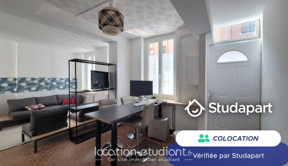 Colocation �tudiante Studio &agrave; Roubaix (59100)