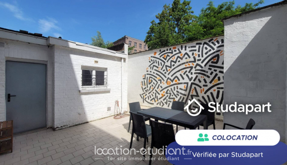 Colocation �tudiante Studio &agrave; Roubaix (59100)