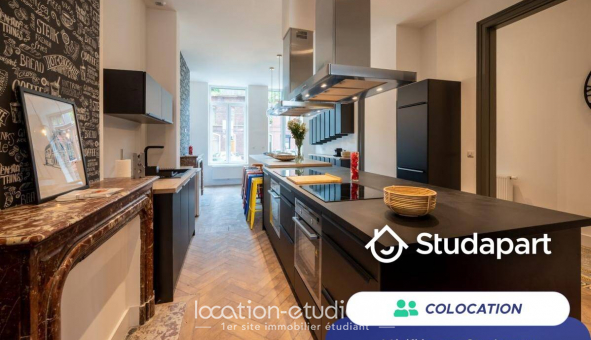 Colocation �tudiante Studio &agrave; Roubaix (59100)