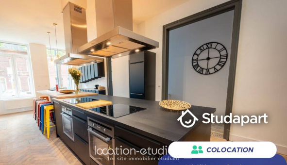 Colocation �tudiante Studio &agrave; Roubaix (59100)