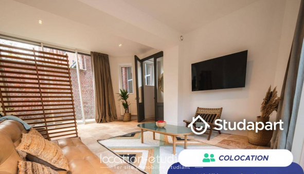 Colocation �tudiante Studio &agrave; Roubaix (59100)