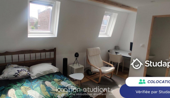 Colocation �tudiante Studio &agrave; Roubaix (59100)