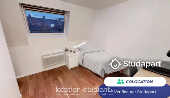 Colocation �tudiante Studio &agrave; Roubaix (59100)
