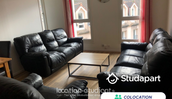 Colocation tudiante Studio à Rouen (76100)