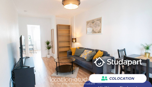 Colocation tudiante Studio à Rouen (76100)