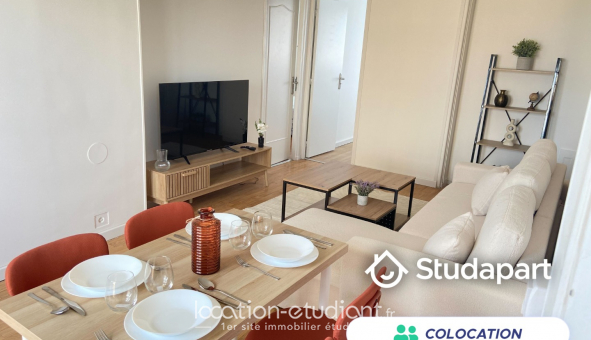 Colocation tudiante Studio à Rouen (76100)