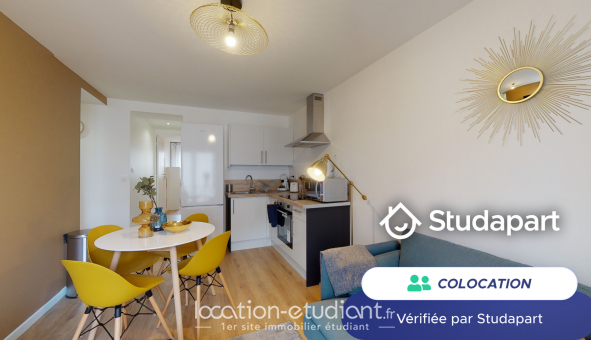 Colocation tudiante T3 à Rouen (76100)